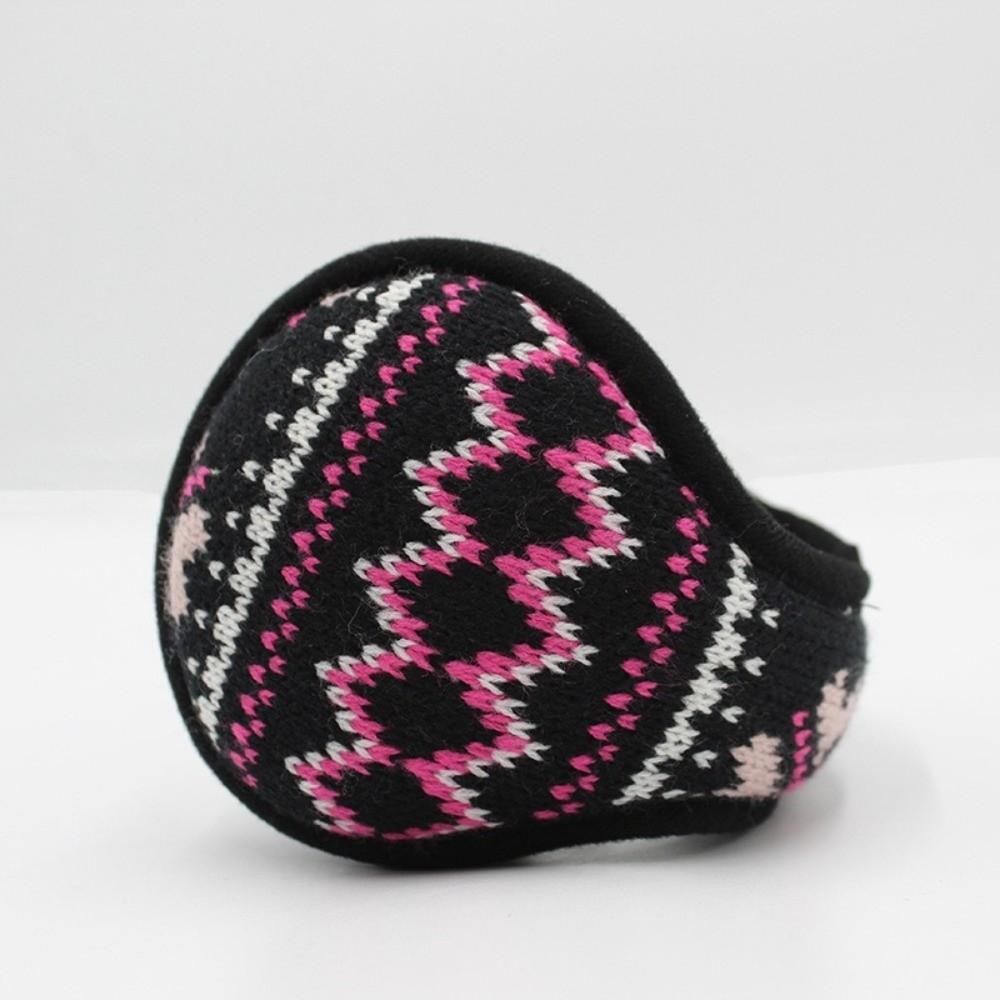 Thermal Warm Thicken Velvet Earmuff Knitted Ear Warmers Fashionable Winter Ear Cover  Cold Weather