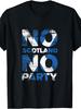 1PC Scottish Banner Fan Scotland Flag No Scotland No Party T-Shirt Vintage , Crew Neck, Short