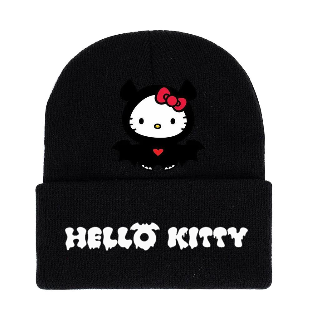 Halloween Printed Knit Cap For Winter Teens And Cartoon Enthusiasts