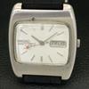 USED VINTAGE SEIKO DX AUTOMATIC 6106C JAPAN MENS WHITE DIAL WATCH a433863-2 R119-a433863