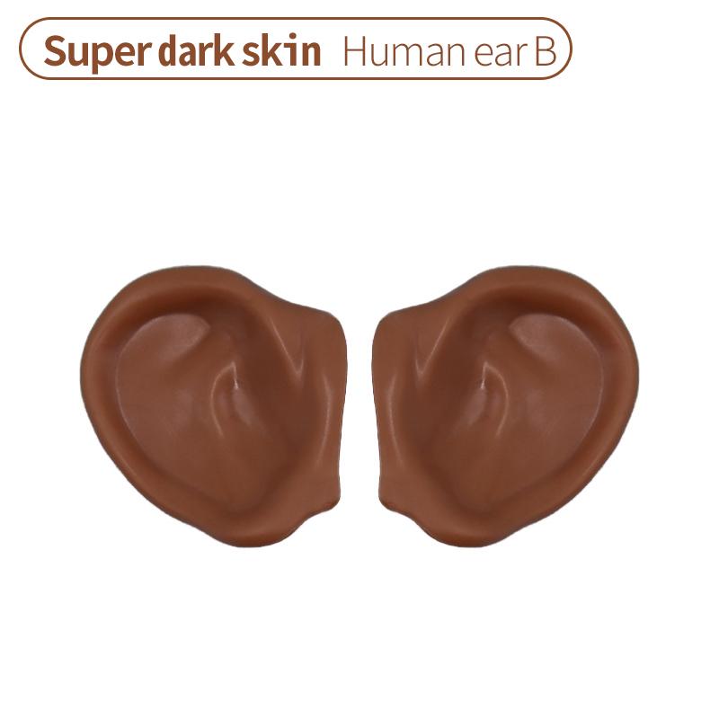 DBS Blyth Puppe Ohr Menschliche Ohren, Elfenohren Mit Ton befestigt, kein Schneiden erforderlich Weiße Haut, Bräunliche Haut, Dunkle Haut, Natürliche Haut