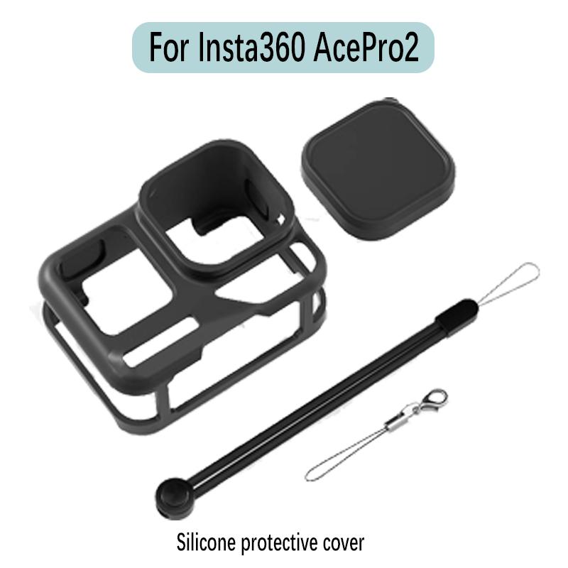 

Suitable for Insta360 AcePro/AcePro2 silicone protective case, tempered film, storage bag and other camera accessories