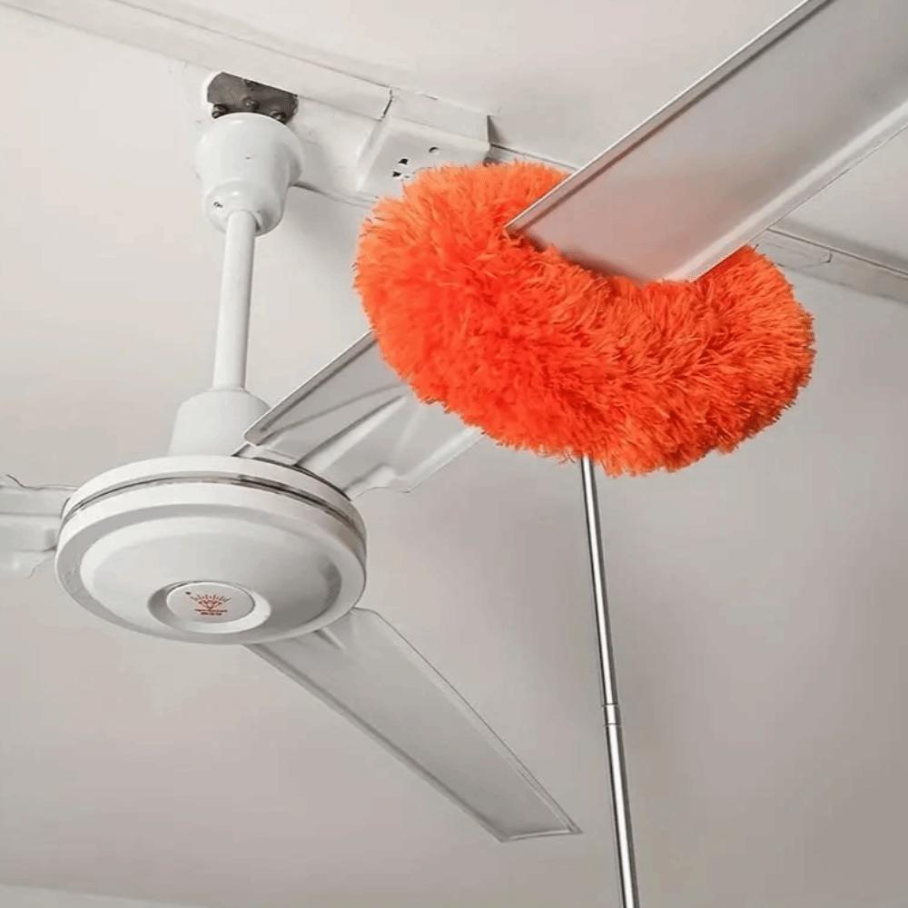 Long Handled Ceiling Fan Cleaner Reusable Roofing Ceiling Dust Brush  Fan Cleaning