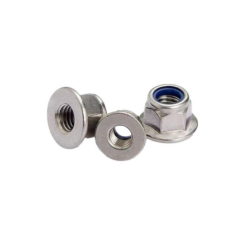 Hexagonal Self-Locking Nylon Anti-Slip Flange Nut M4 M5 M6 M8 M10 M12 M14