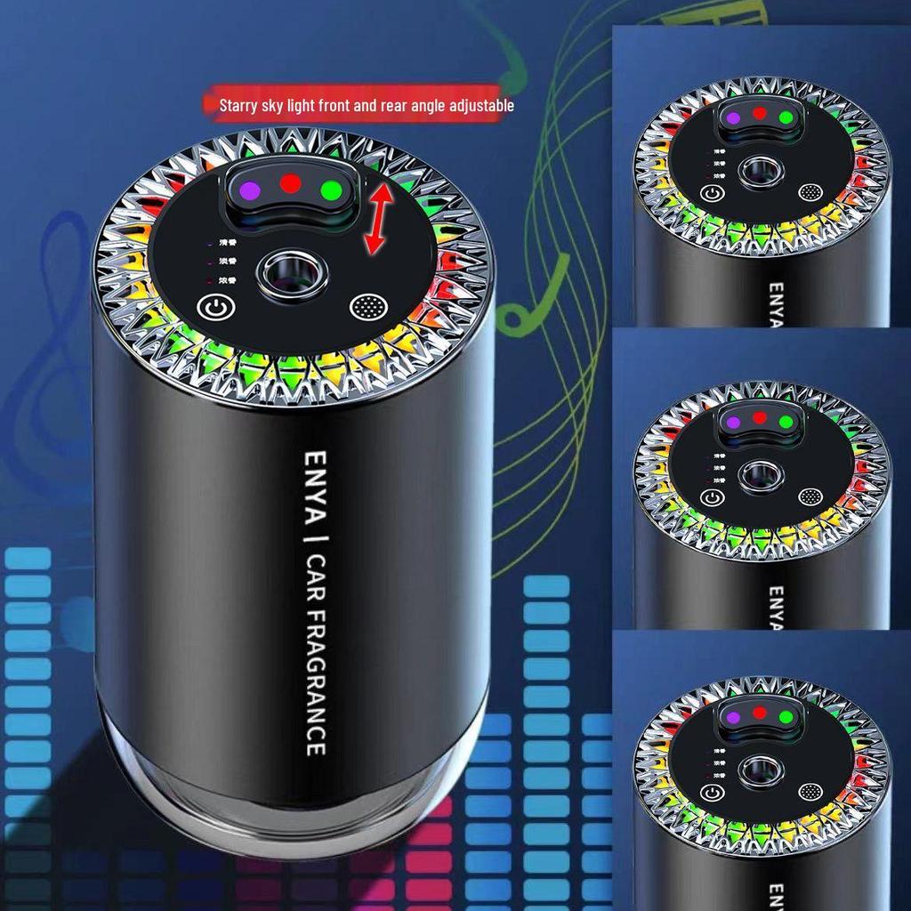 3-Color Starry Sky Car Diffuser: Automatic Spray & Light for Car Interior Deodorization