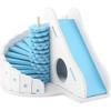 Hamster Hideout House Climbing Ladder Stairs Pet Wooden Game Toys Playground Cages Nest For Mouse Dw