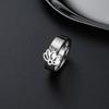 Cazador Flower Lotus Charm Rings for Women Ring Stainless Steel Yoga Buddhism Finger Jewelry 2026 Mother's Day Gifts New