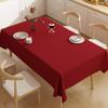 ZISIZ Elegant Faux Lambskin PVC Tablecloth