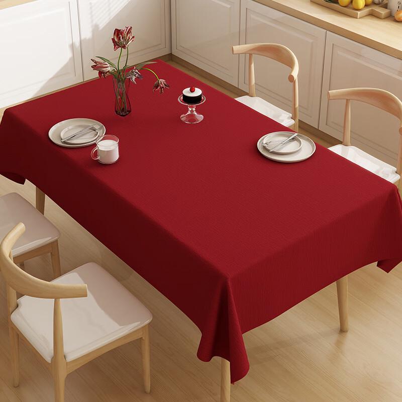 ZISIZ Elegant Faux Lambskin PVC Tablecloth