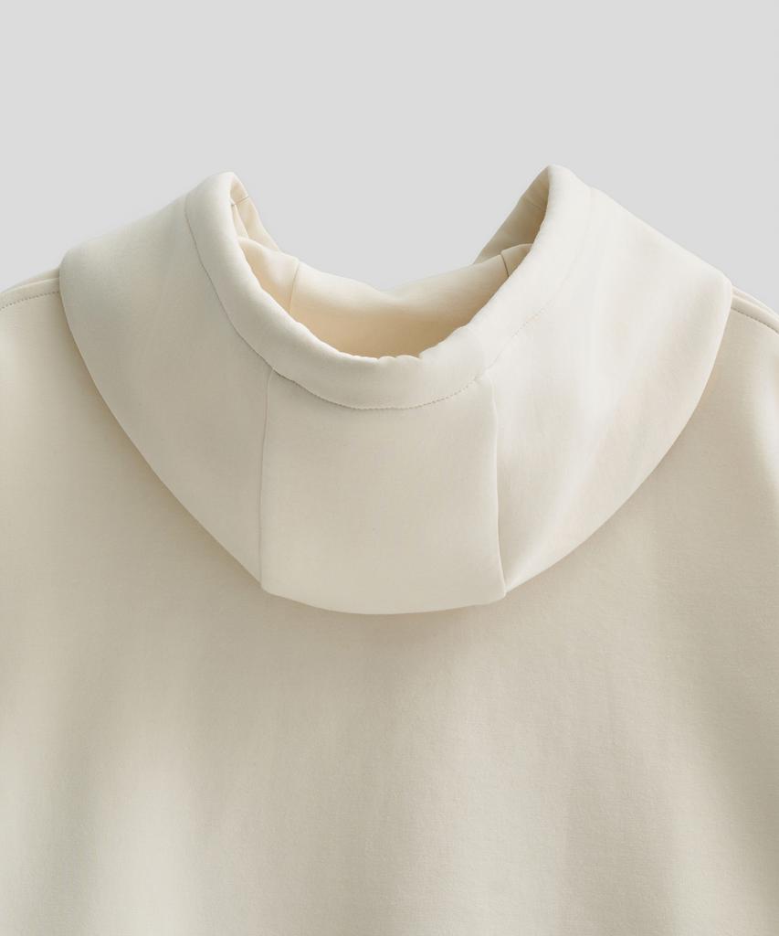 Cushion Fabric Hoodie (Ivory)