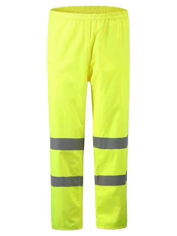 Impermeable y Pantalones Reflectantes para Trabajadores de Tráfico y Saneamiento