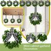 Miniature , Suitable For Kitchen Cabinets, Miniature Spring Artificial Easter Egg Wreath.