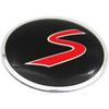 S Letter Pattern Car Wheel Center Cap Stickers, Truck Hub Cover Emblem Decals, for Mini Cooper S Coupe Countryman Clubman, 56.5mm/2.22inch Pack of 4