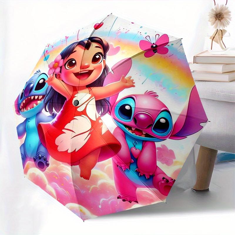 Lilo, Stitch Automatic Opening and Closing Umbrella 8 Ribs Windproof Portable Folding Umbrella, Suitable for Casual and Business Outings,for Gifts