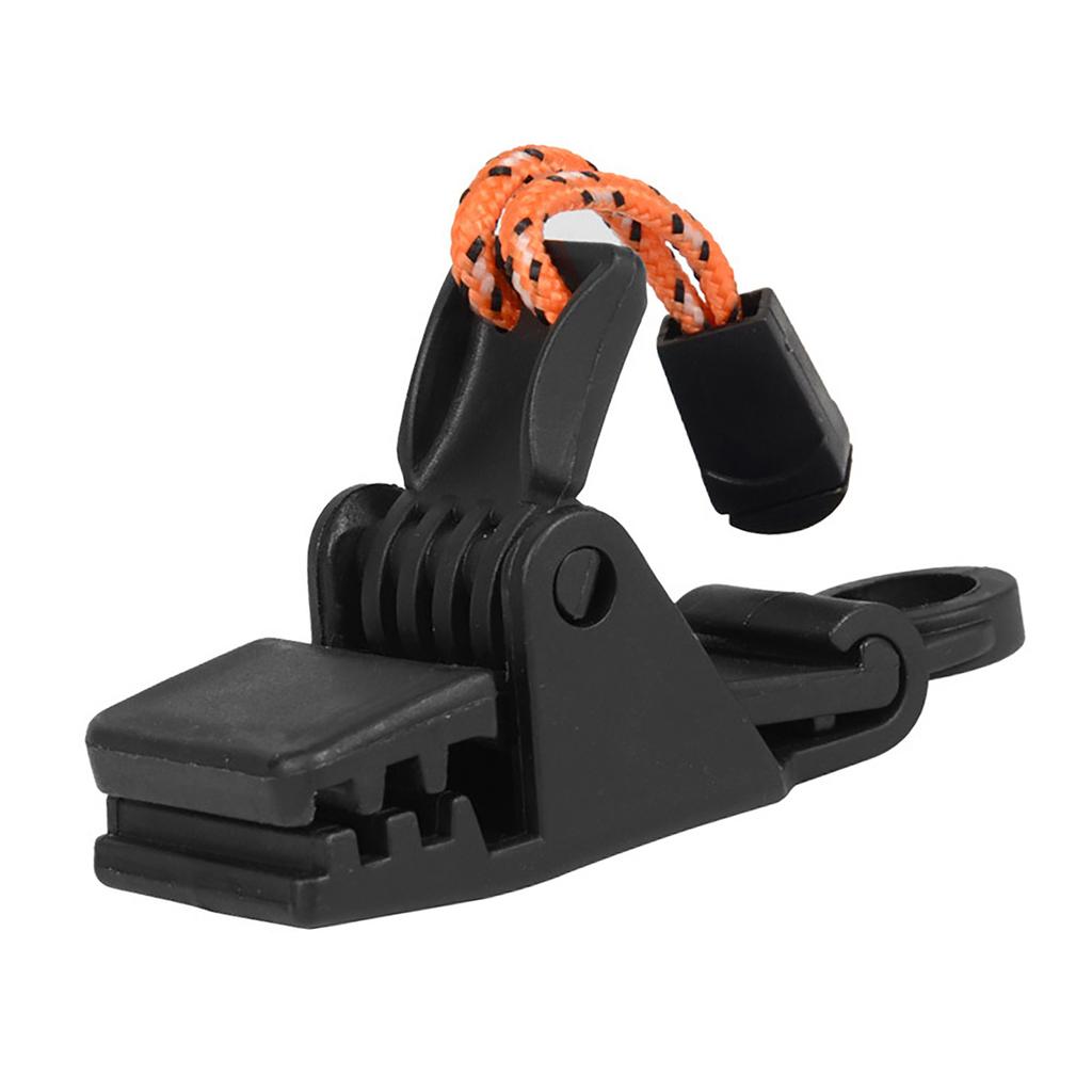 Tent Clip Plastic Rustproof Windproof Secure Grip Awning Clamp for Outdoor Activities