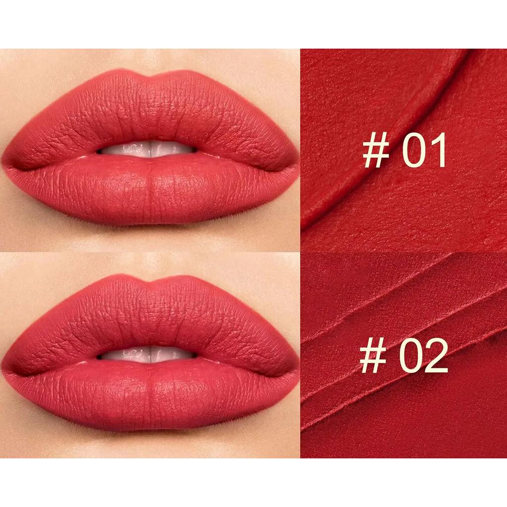 Rossetto Opaco 6 Colori Colori Pieni e Ricchi Idratazione Naturale Confortevole Texture Fine e Liscia Lunga Durata e Facile da Applicare