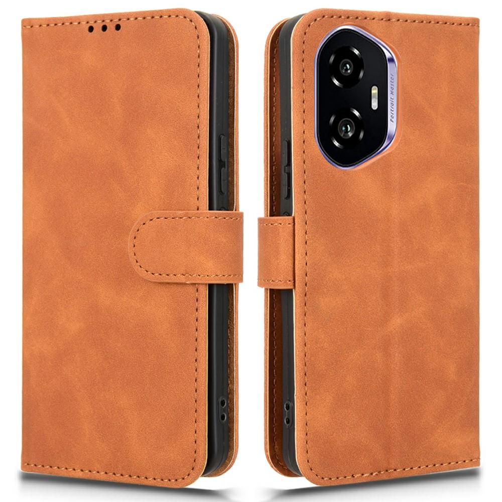 For Honor 300 Leather Case Skin Feel Anti Drop Wallet Flip Phone Cover