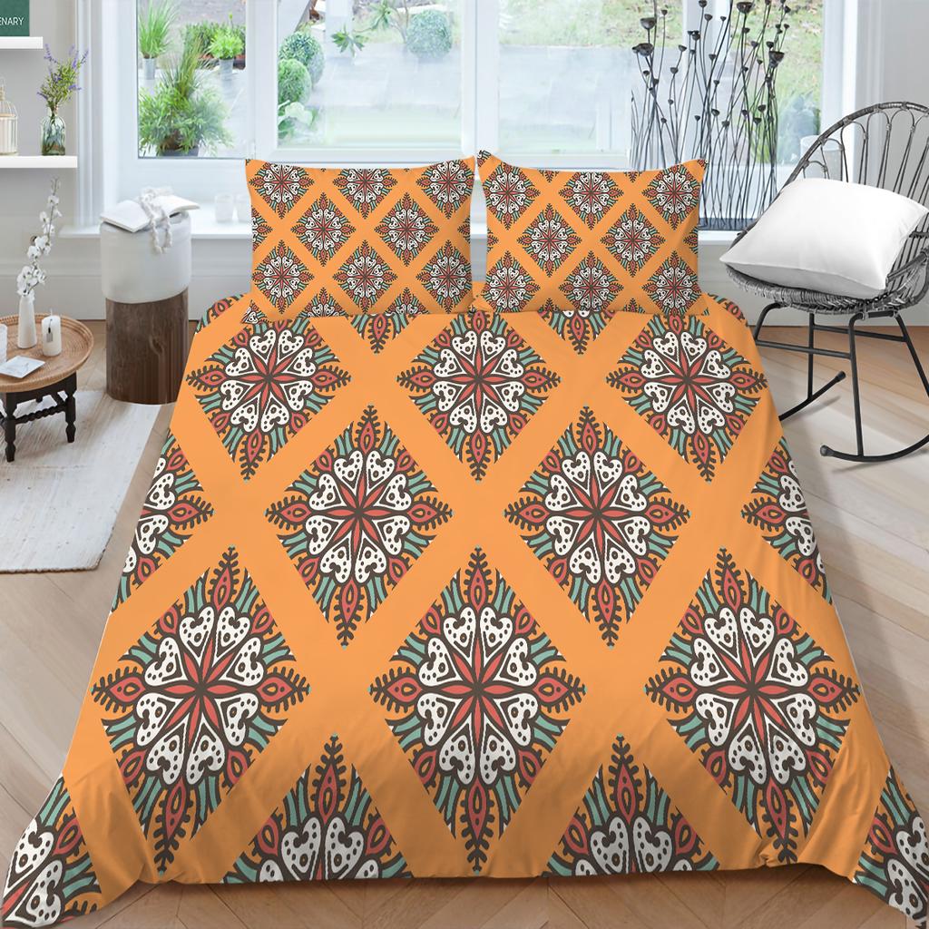 3D Bohemian Home Bettwäsche Bettbezug Luxus Bettwäsche Set Bettbezug Kissenbezug Blatt/Doppelbett in voller Größe 2/3-teilige Schlafzimmerdekoration