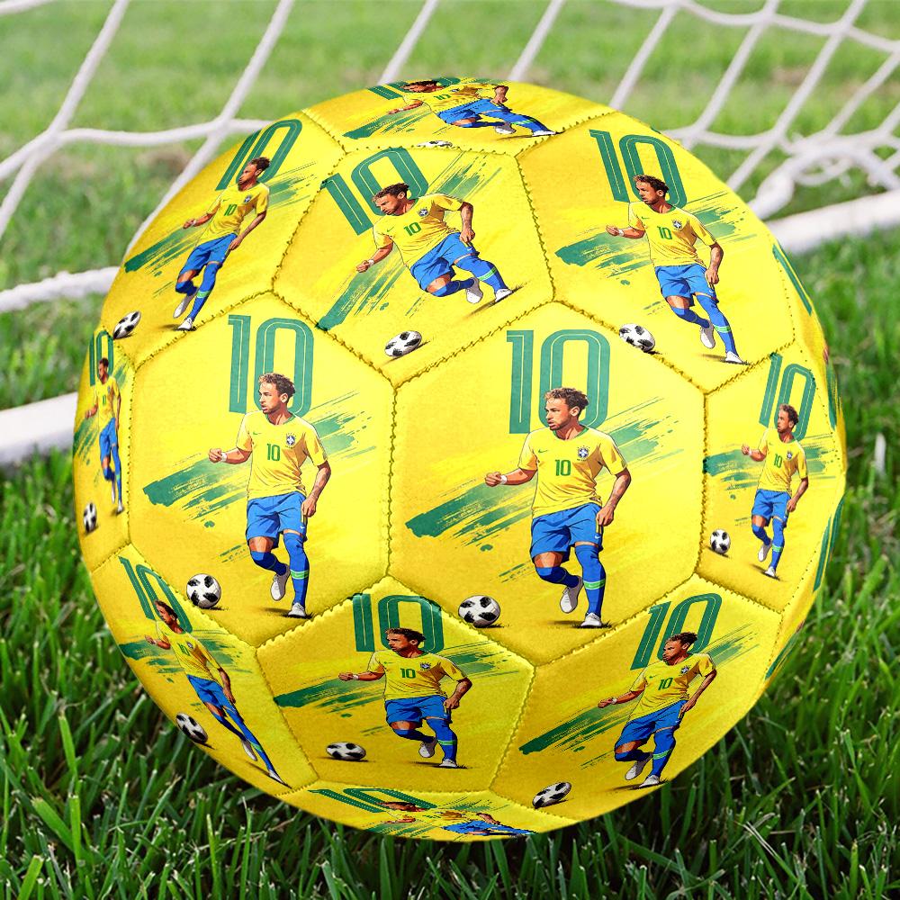 1pc GOAT Neymar Jrs Legacy Size 5 Football Soccer Balls, Competition Sport Football Indoor And Outdoor Training Ball.Q702003