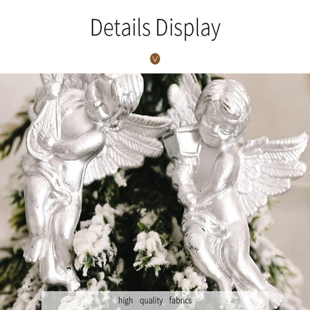 Christmas Tree Decor DIY Gold Silver Hanging Ornaments Angels Figurine Angel Ornament Angel Pendant
