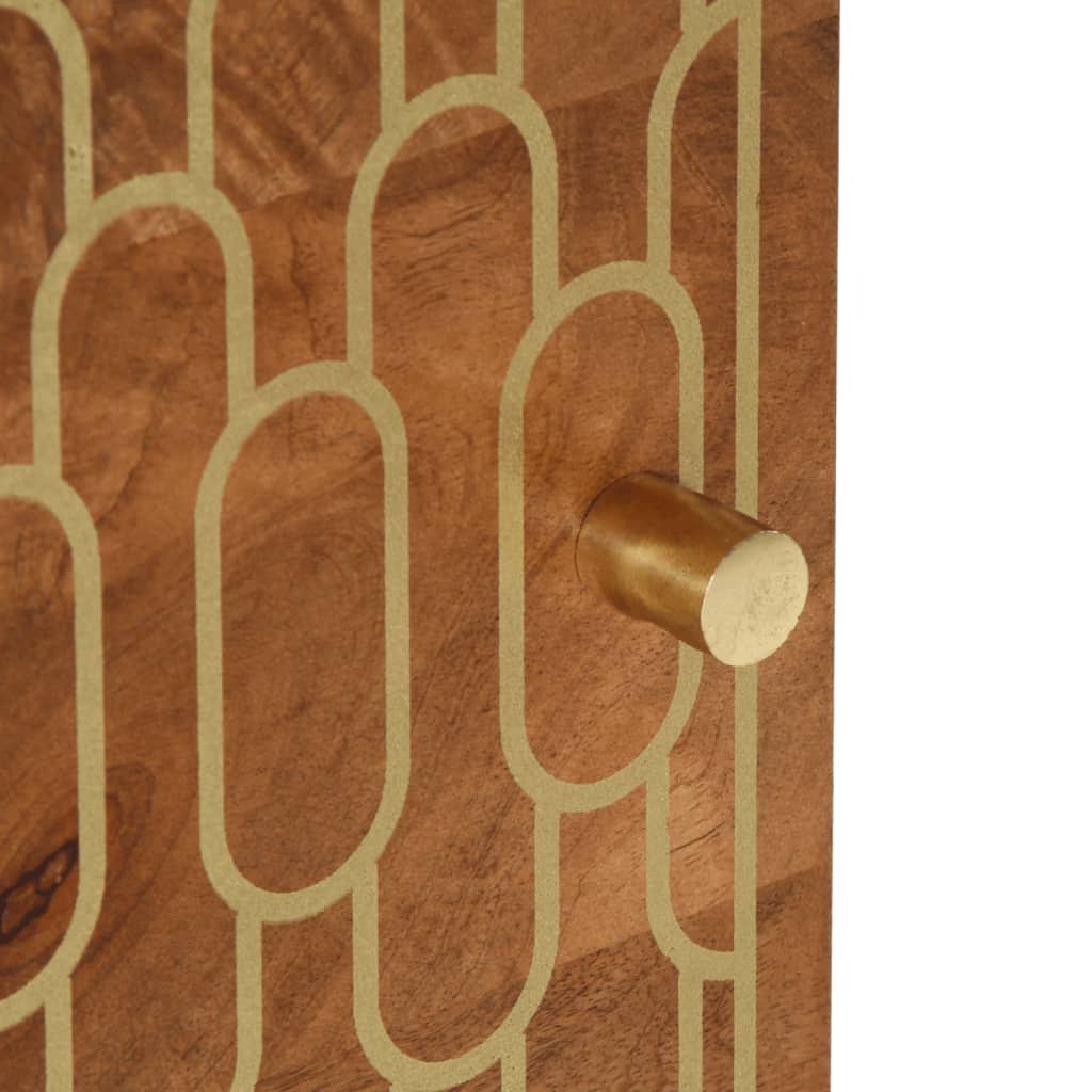 Nightstand 40 x 33 x 46 cm Solid Mango Wood