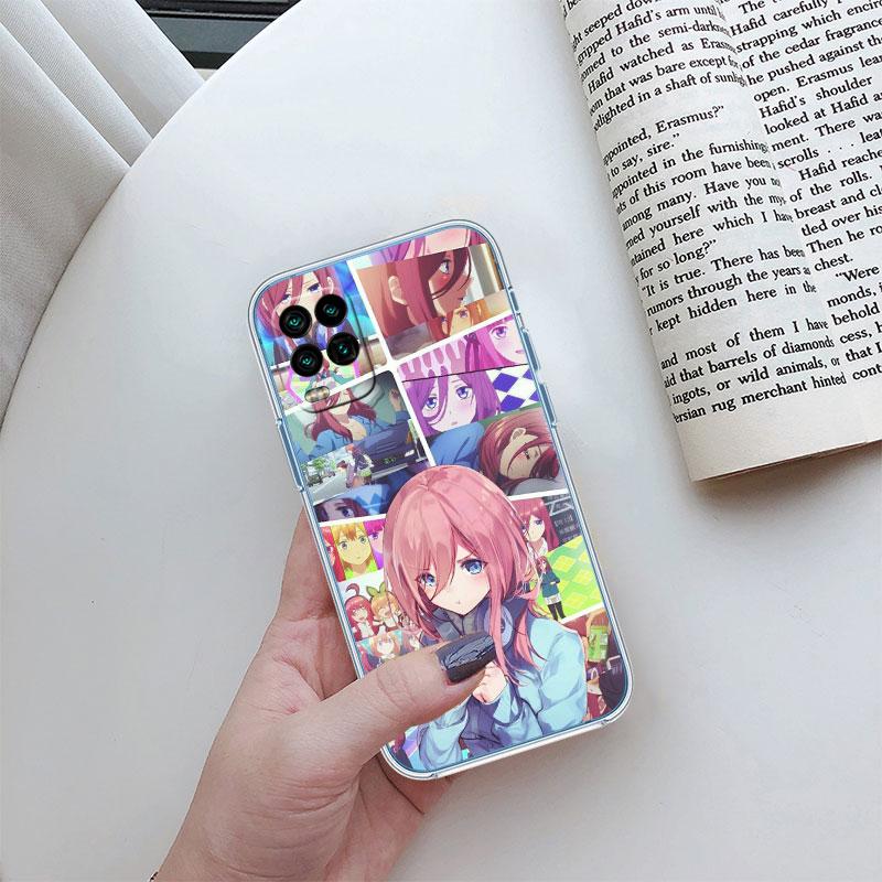 Miku Nino Itsuki Nakano Transparent Phone Case for Motorola Moto Edge 20 30 40 50 S30 Fusion Ultra Pro Neo Lite