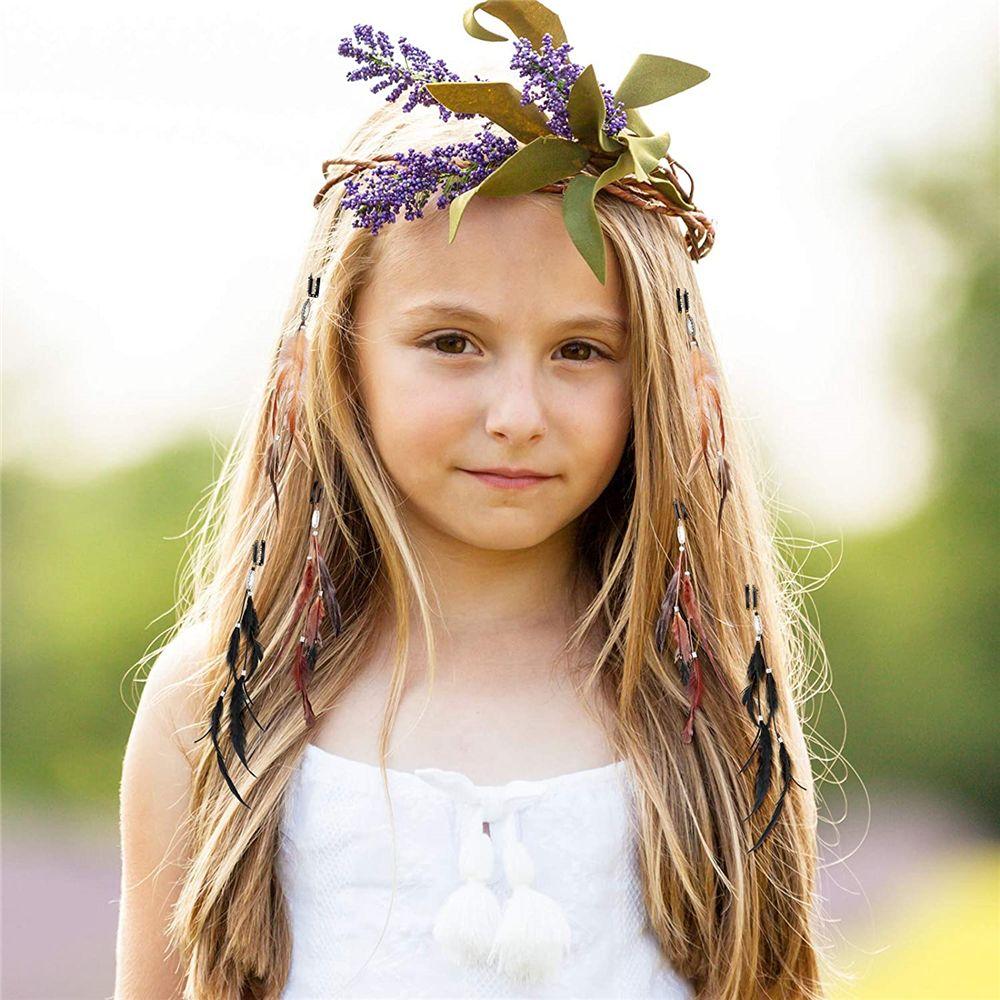 Comb-style headpiece, new arrival, hair clips, hippie-style headwear, feather hair tie, headband, headpiece