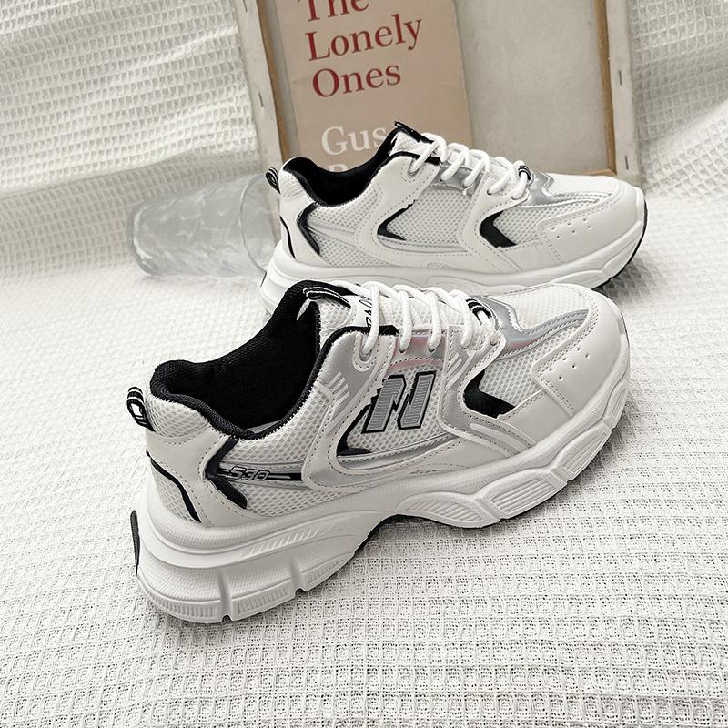 New Spring Autumn Women'S Jogging Sneakers Fashion Casual White Breathable Tennis Low Top Vulcanized Shoes Outdoor Trainers