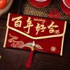 Brocade Red Envelope Traditional Red Lucky Bag Large Capacity Money Pocket  Festival Occasion