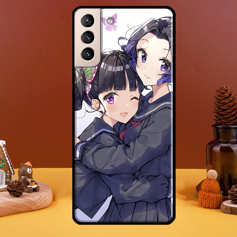 Anime Demon Slayer Kanao Shinobu Sama Case For Samsung Galaxy S21 S20 FE Note 20 S22 Ultra Note 10 S8 S9 S10 Plus Phone Cover