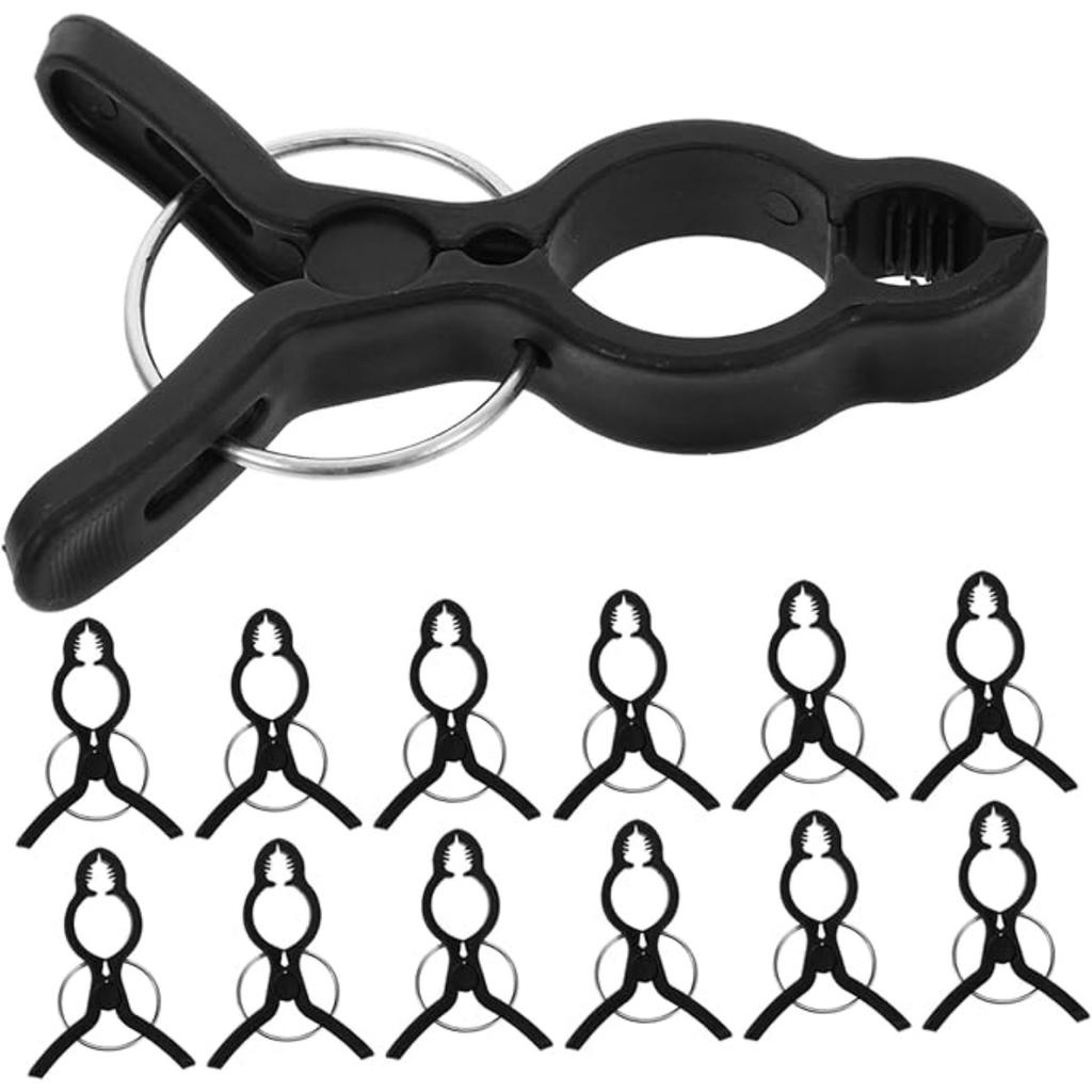 10pcs Vine Clip Tomato Clips Plant Trellis Clips Plant Gripper Clip Supplies for Gardening Clamp for Vine Clamp for Tomato Vines Garden Supplies Black