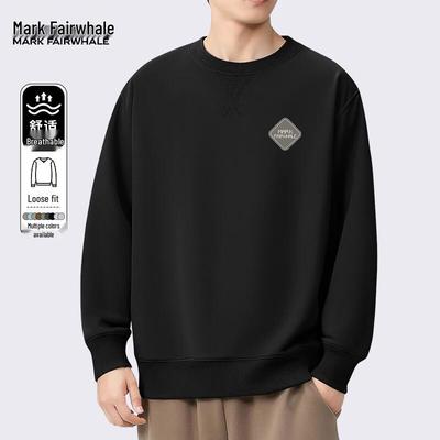 Mark Huafei Men's Crewneck Pullover Sweatshirt