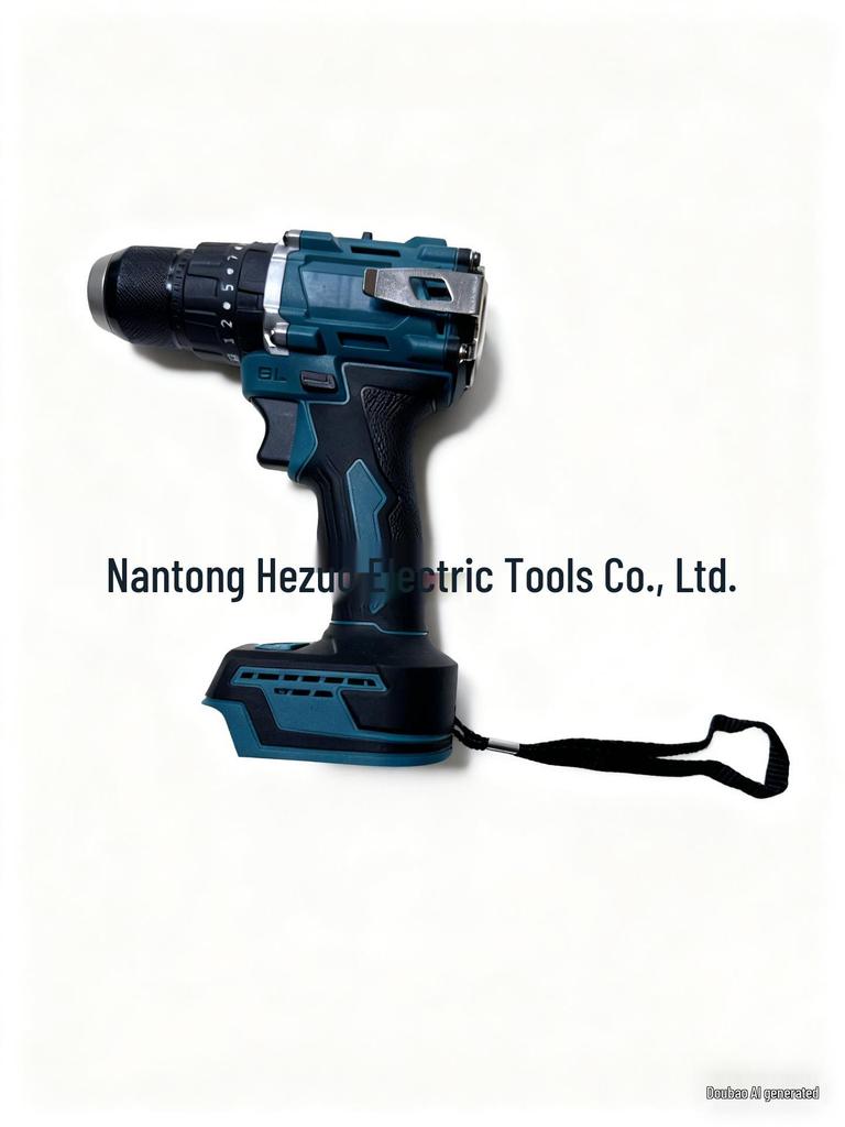 Brushless Lithium Battery Multi-functional Electric Drill & Screwdriver with Pistol Grip and Three-speed Impact Mode