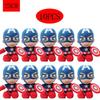 10Pcs Man Spidermaned Plush Toys Movie Dolls Marvel Avengers Soft Stuffed Hero Captain America Iron Christmas  Gifts