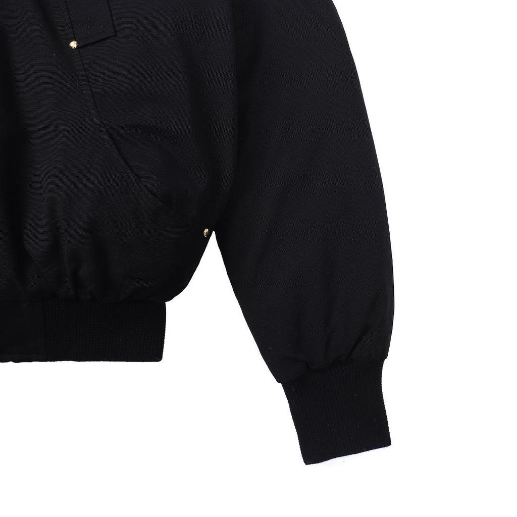 Men's Gold Badge Fox Fur Bomber Down Jacket #02G by Palm Moose