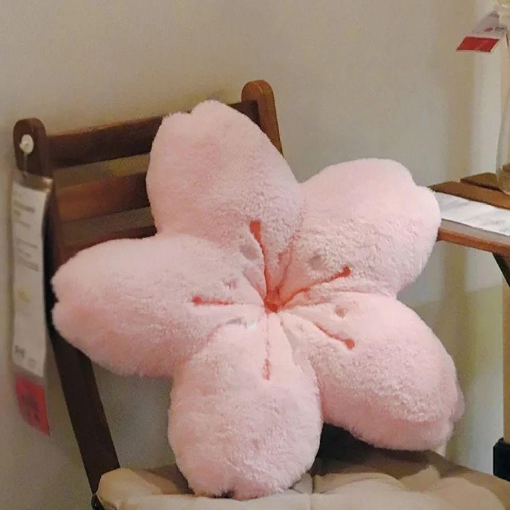 

Fashion 45 cm/17.7 Inches Cherry Blossom Pillow Kawaii Pink Floor Seat Soft Room Decor Living Room розовый