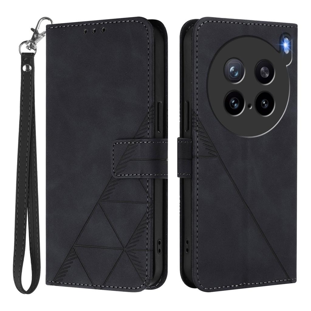For Vivo X200s 5G Leather Case with Hand Strap Wallet Stand Phone Cover