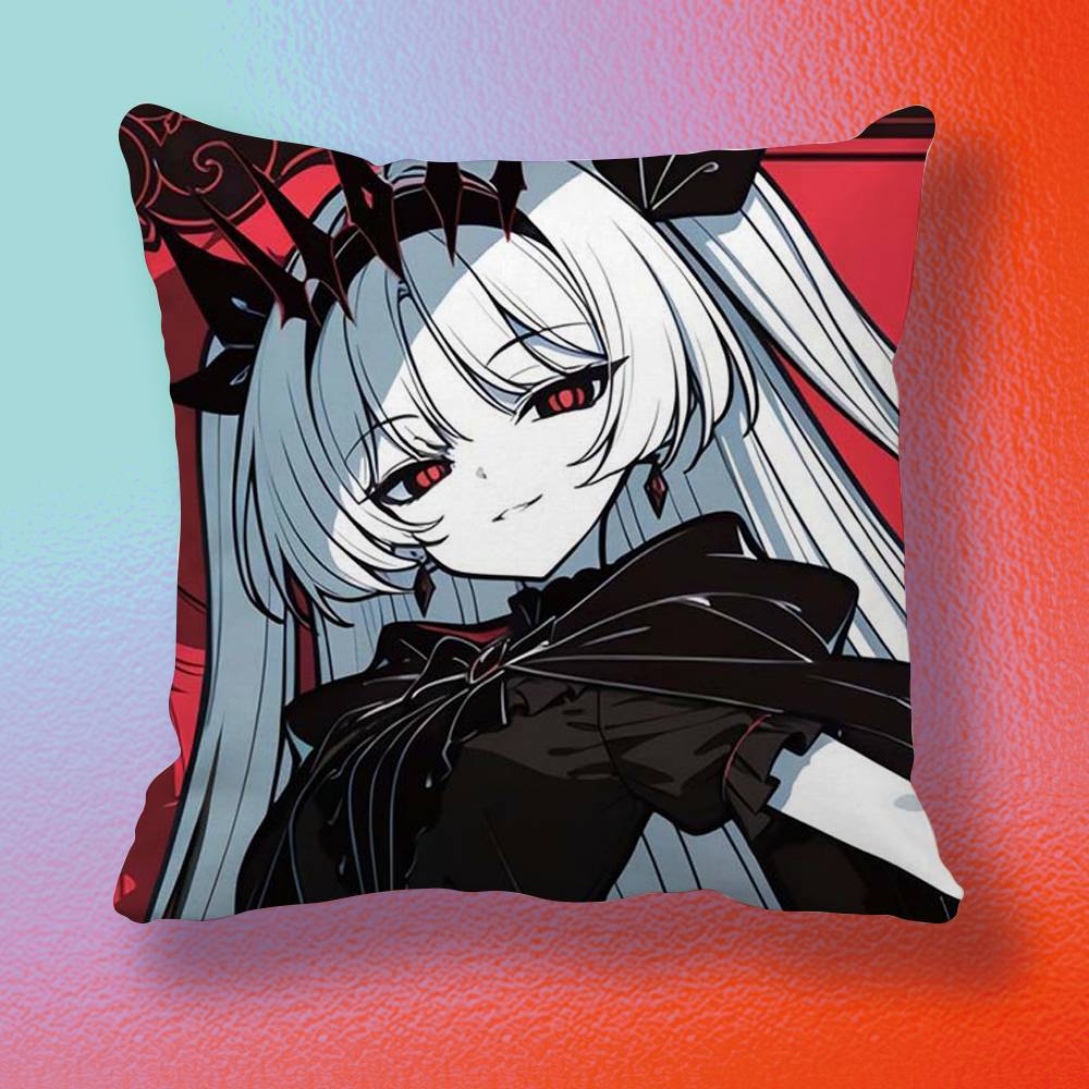 Kawaii Lilith Hot Game Doublesided printed pillow cover Solid color minimalist pillowcase fits all bedroom styles