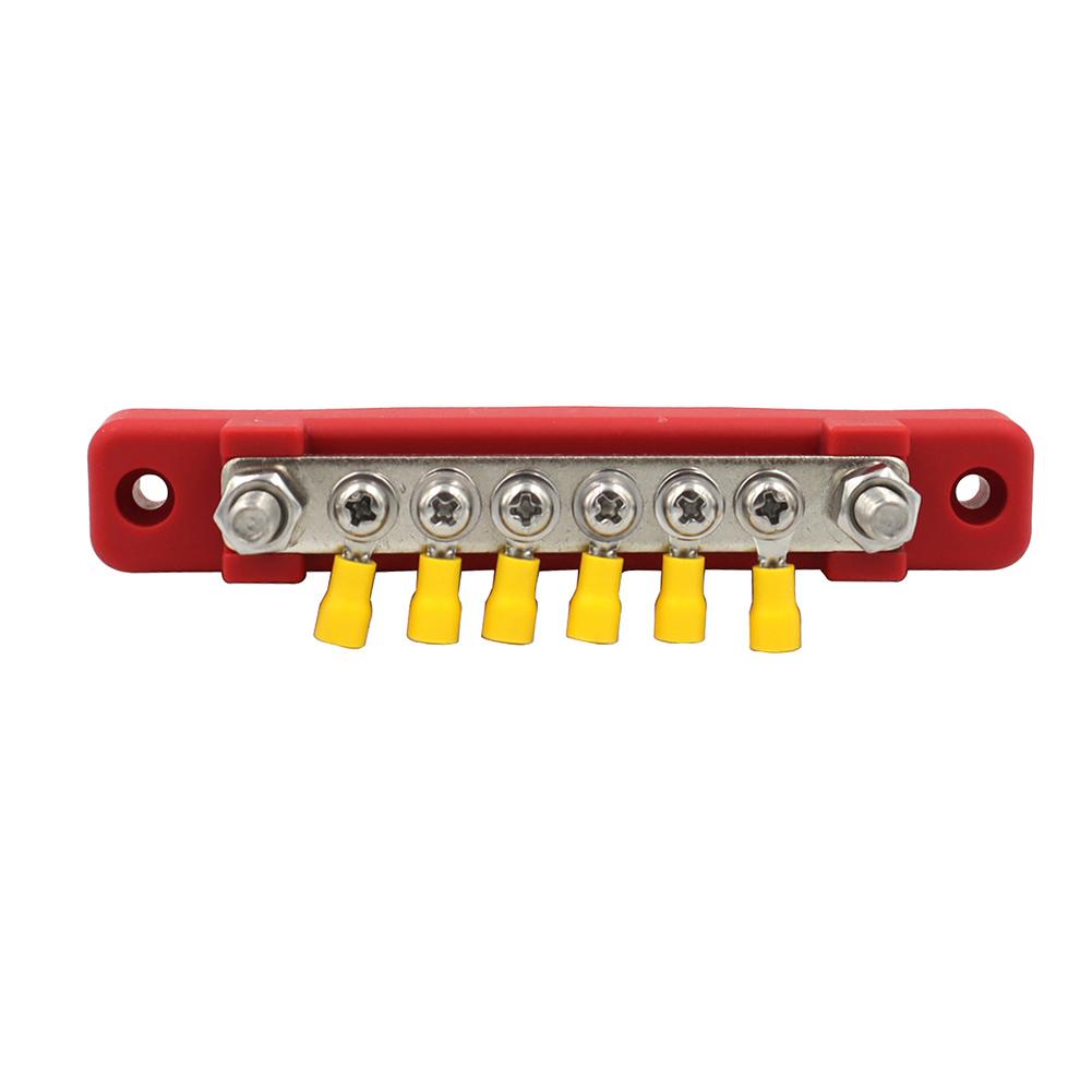 150A Amperage M6 Bus Bar Compact Design Compatible With Various Vehicles Continuous Amperage 150A DC Electrical Wiring