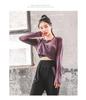 Women's Quick Dry Slimming Long Sleeve Yoga & Running Top - Plus Size, Autumn Style