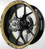 MOTOINKZ GP2 17-inch Custom Rim Stickers, Universal Fit (Gold)