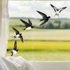 Spring-themed Swallow Glass Stickers for Bedroom, Living Room and Balcony Windows Decoration