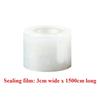 1pc 3cmx1500cm  Leak-Proof Stretchable Wine/Liquor Bottle Seal - Anti-Evaporation, Anti-Aging White Film for Secure Storage