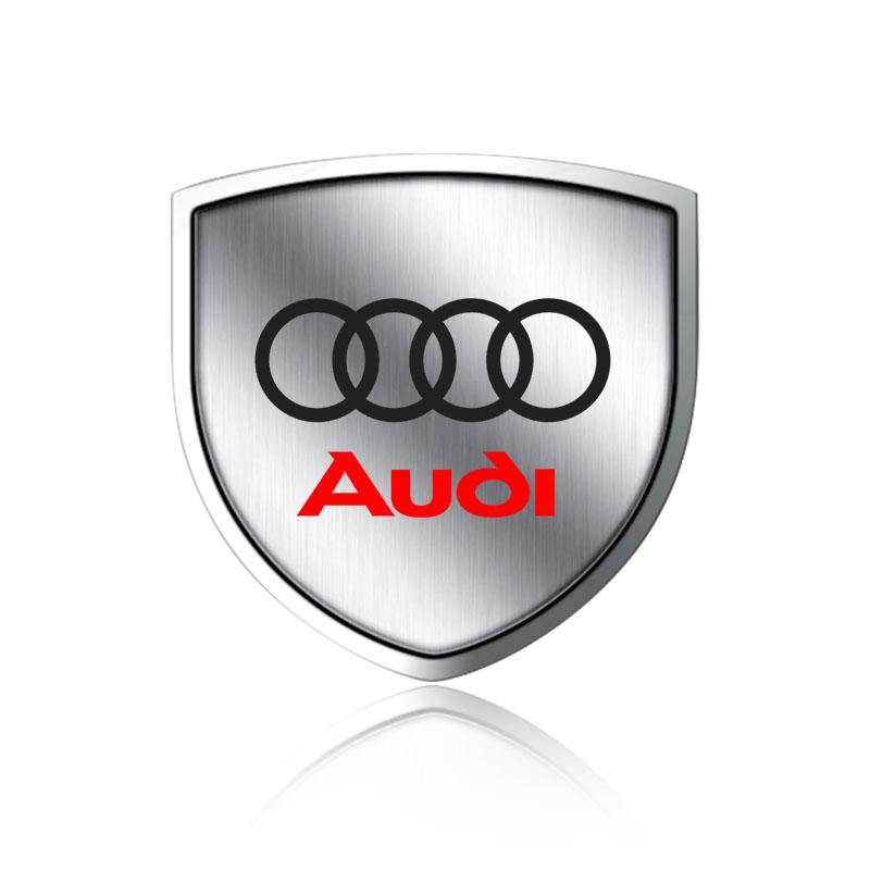 

1Pcs 3D Metal Auto Door Shield Emblem Car Body Badge Sticker For Audi A4L A6L A3 A4 TT Q3 Q5 Q7 A5 A7 S3 S4 S5 S6 S8 RS3 RS4 RS5 RS6 C6 C5 C7 audi