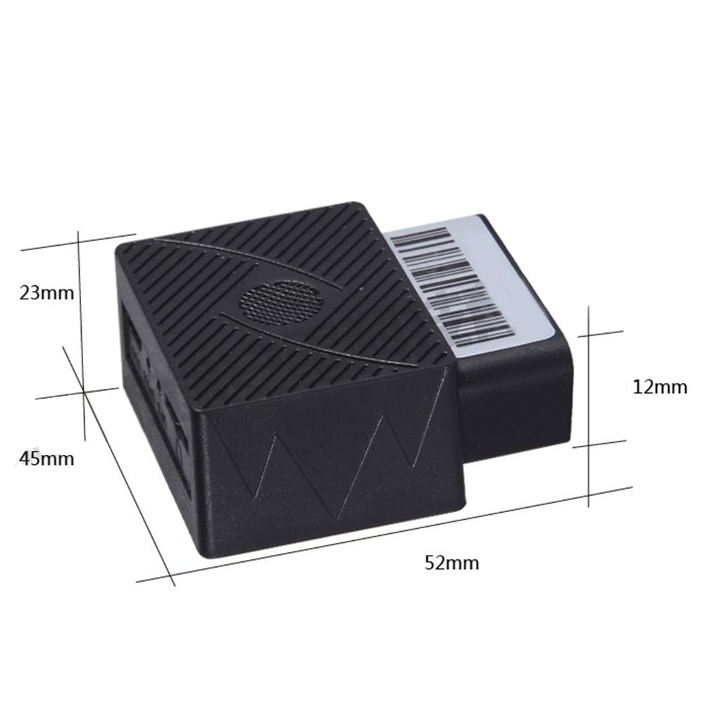 Realtime GPS Tracker 16PIN OBD Mini Plug Play Car GSM OBD2 Tracking Device OBD II GPS Locator With Software/APP