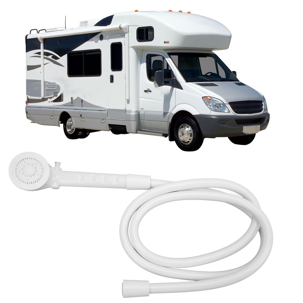 Handheld Shower Head with 4.9ft Hose Kit 2.5‑5GPM Flow Portable for Motorhome Caravan Marine Boat