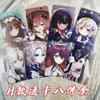 Anime Game Impact 8Pcs/Set Fontaine Sumeru Transparent Card PVC Lomo Cards Photocard For Fans Collection Take a Group Photo