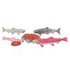 Growth Cycle Model Vinyl Material Safe Odorless Vivid Real Salmon Animal Life Cycle Model for Above