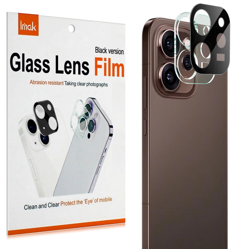 For OPPO Reno 15 Pro 5G Glass IMAK High Definition Integrated Glass Lens Film Black Version