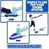 Tee Sphere Set For Kids Baseball T-Sphere Set With Balls Step On Pitching Machine Outdoor Sport Plaything Games For Young Boys Girls Toddler